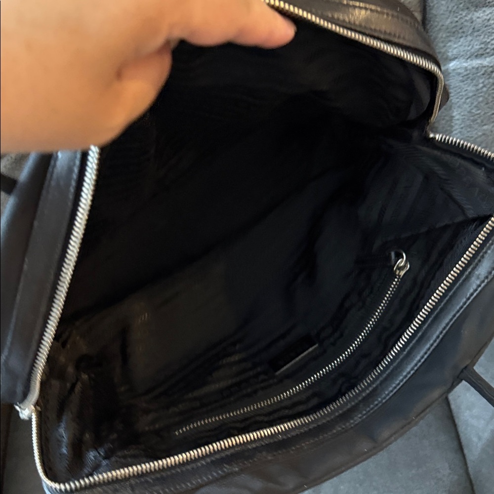 Prada Black Nylon Men's Briefcase - Picture 7 of 9